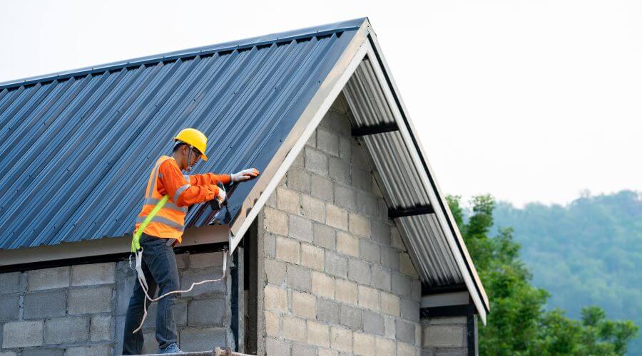 Professional metal roof installation in Farmville, NC